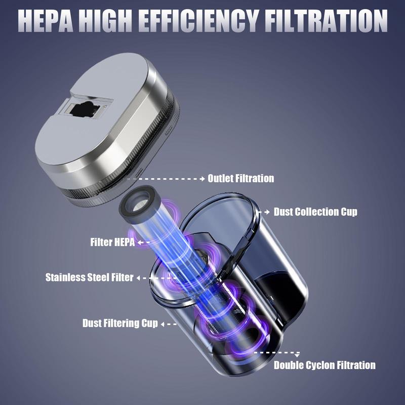 Teant mattress vacuum cleaner effectively removes dust mites and is suitable for various places such as beds and sofas.