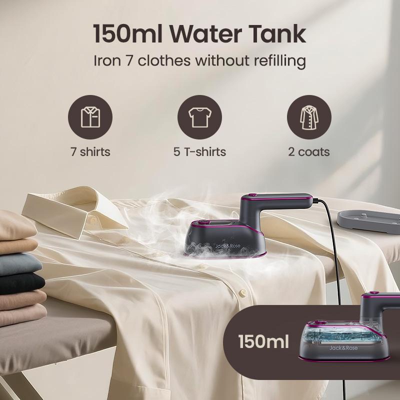 Jack & Rose 2-in-1 Steam Iron/Clothes Steamer