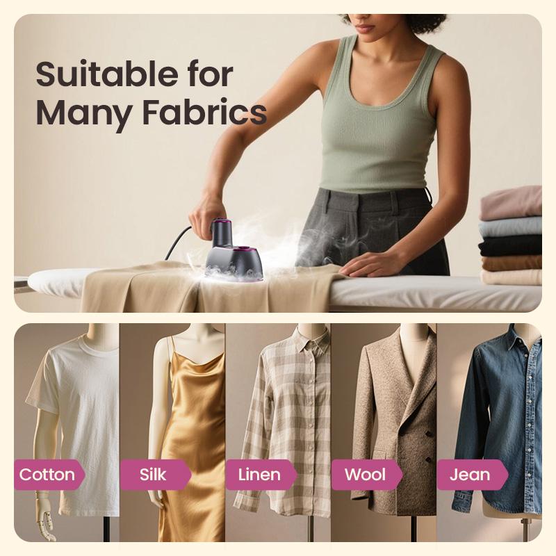 Jack & Rose 2-in-1 Steam Iron/Clothes Steamer