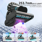 Belife M8 Mattress Vacuum Cleaner, hypoallergenic and mite-removing mattress vacuum cleaner with safe UV function.