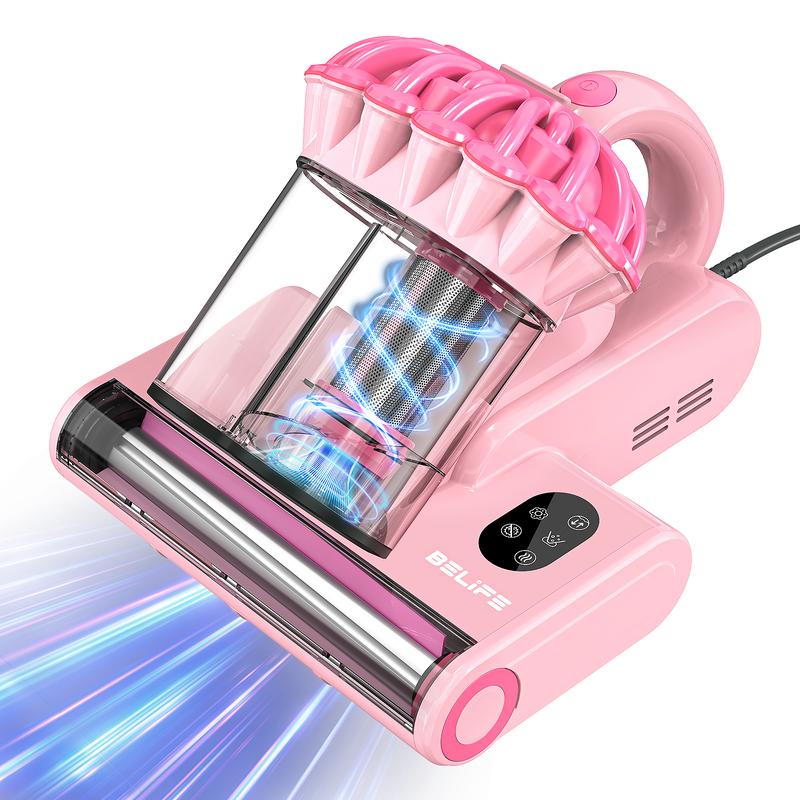 Teant mattress vacuum cleaner effectively removes dust mites and is suitable for various places such as beds and sofas.