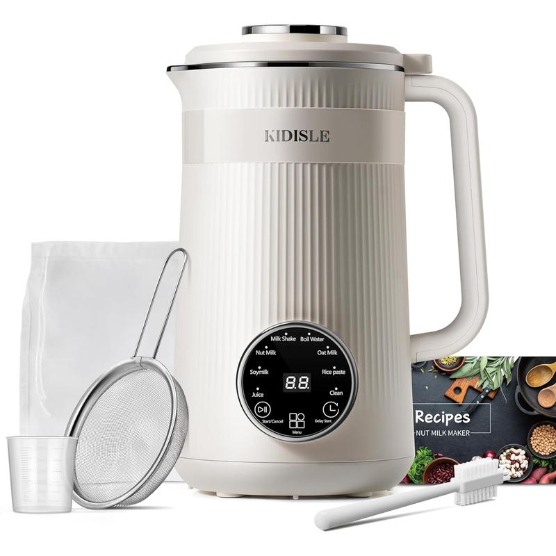 8-in-1 Multifunctional Fully Automatic Nut Milk Maker and Coffee Maker