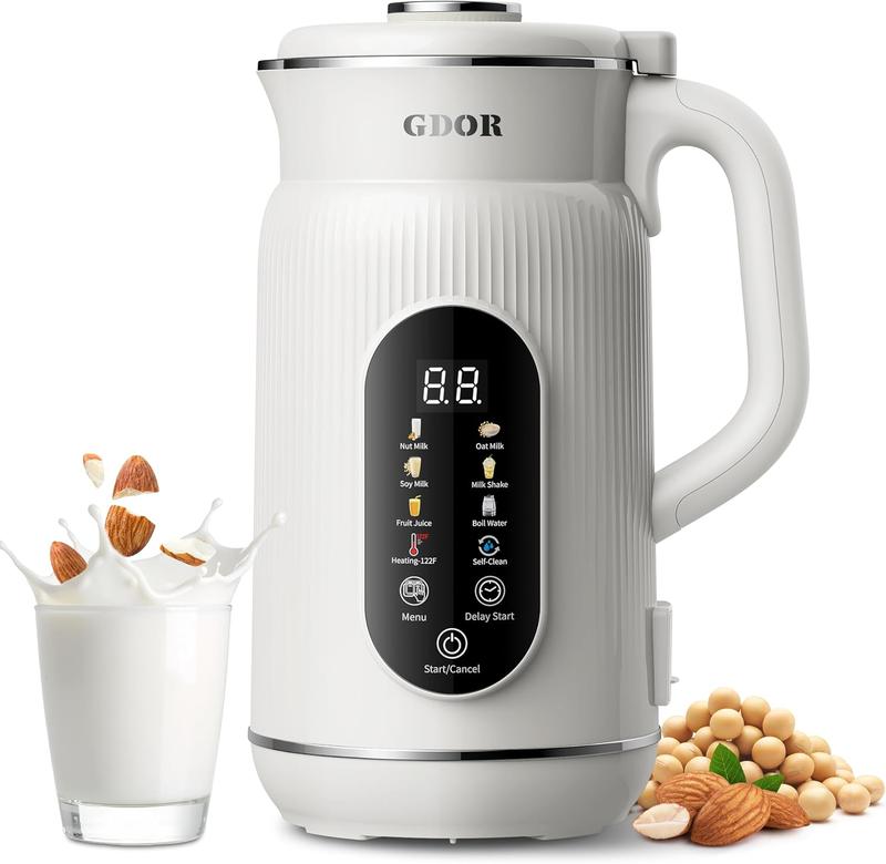 8-in-1 Multifunctional Fully Automatic Nut Milk Maker and Coffee Maker
