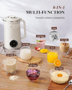 8-in-1 Multifunctional Fully Automatic Nut Milk Maker and Coffee Maker